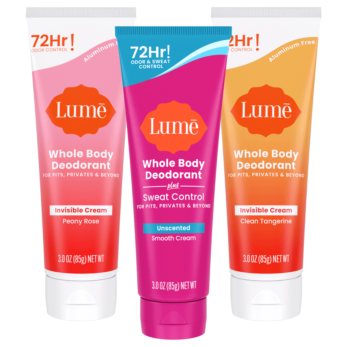 Lume Whole Body Deodorant Invisible Cream