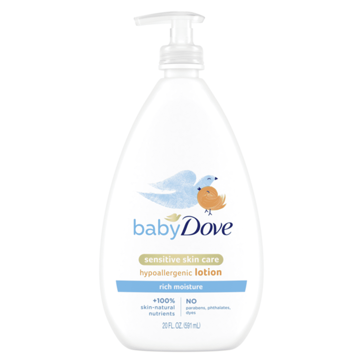 Baby Dove Sensitive Skin Care Body Lotion Rich Moisture